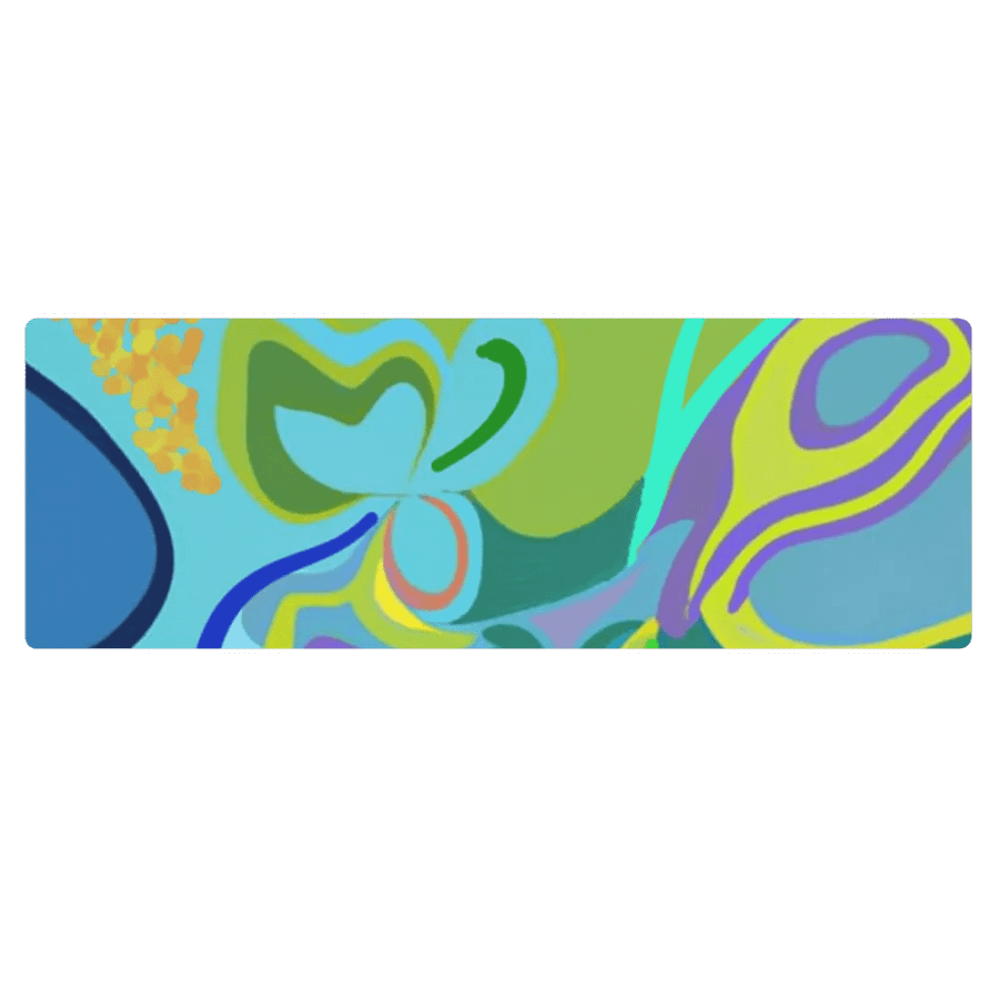 Zen Swirl Yoga Mat product image (1)