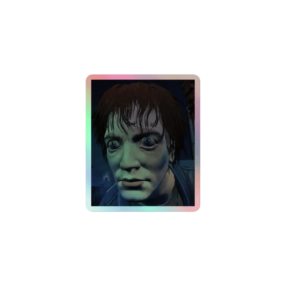 Cursed Quentin Holo sticker product image (1)