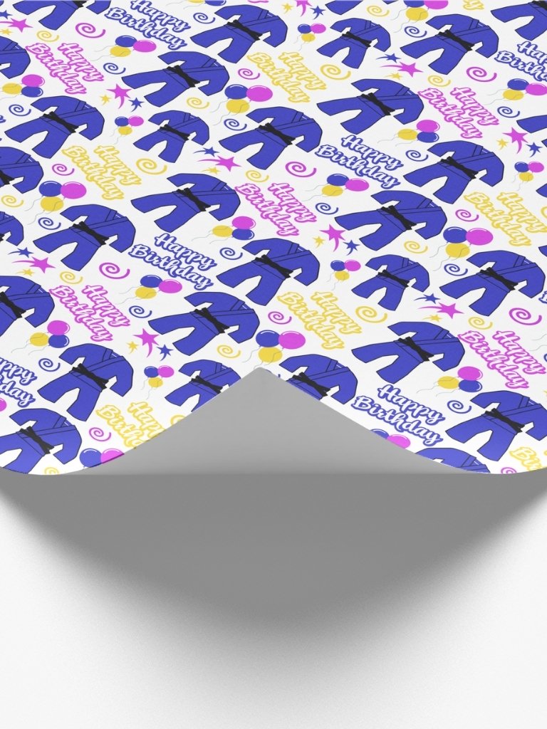 Jiu Jitsu Birthday Wrapping Paper product image (2)