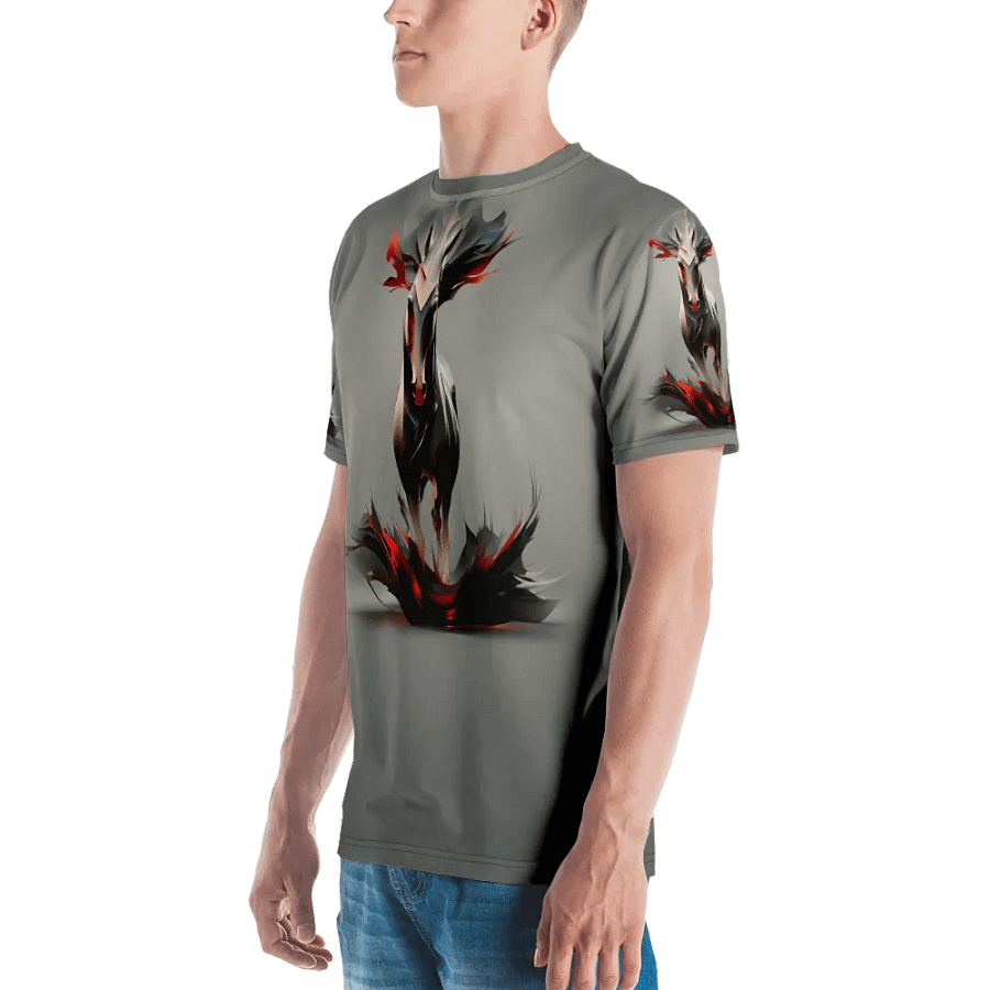 Black & Red Horse T shirt product image (4)