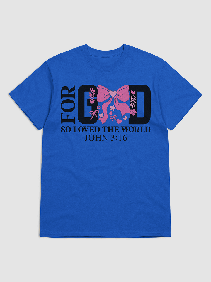 John 3:16 Pink Bow T-Shirt product image (5)