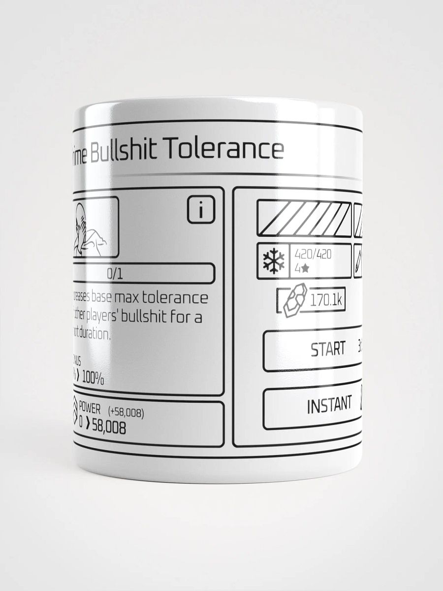 Prime Bullshit Tolerance Mug product image (15)