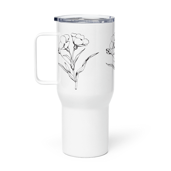 Floral Harmony Stainless Steel Travel Mug product image (1)