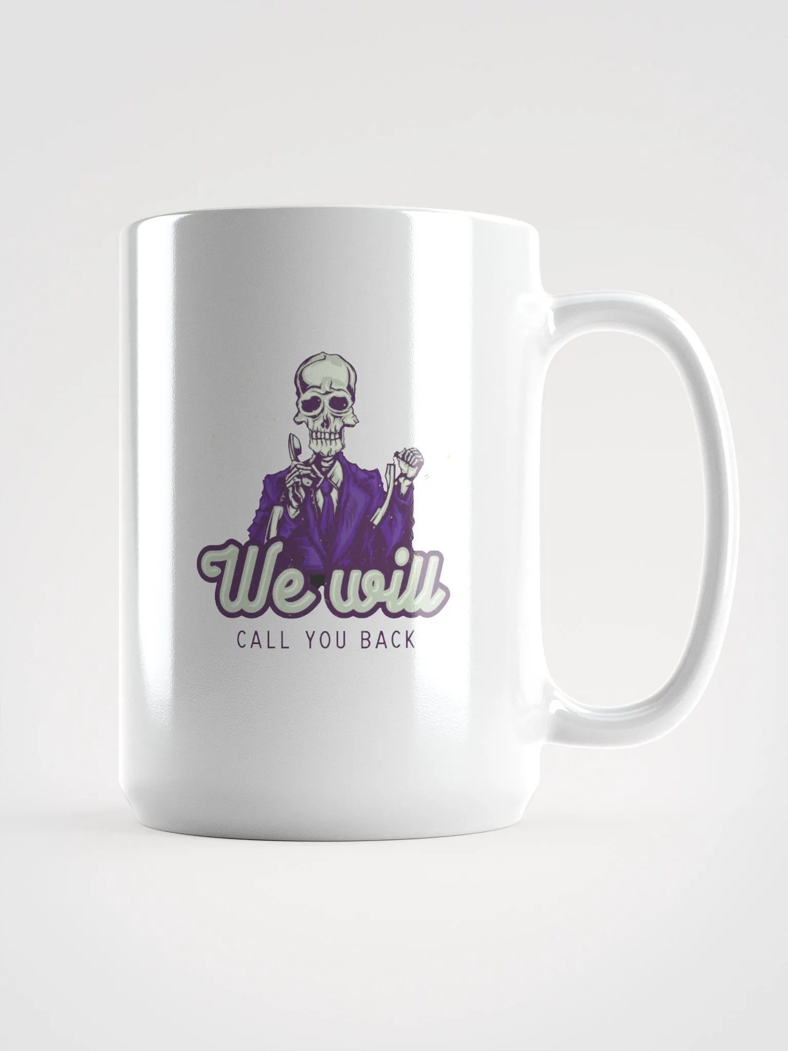 WE WILL CALL YOU BACK SKELETON ART product image (1)