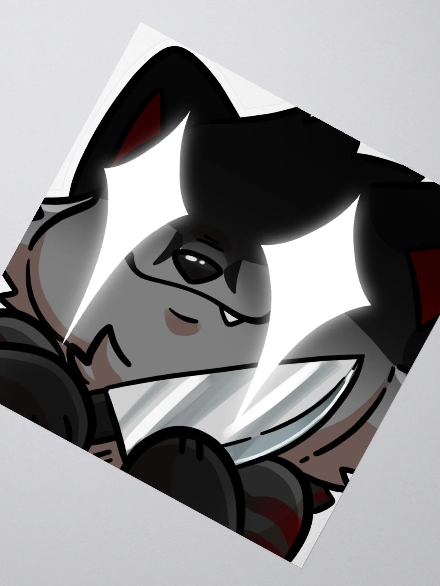 Harufox Knife Emote Sticker product image (2)