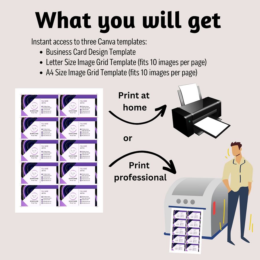 Amethyst - Business Card Template product image (5)