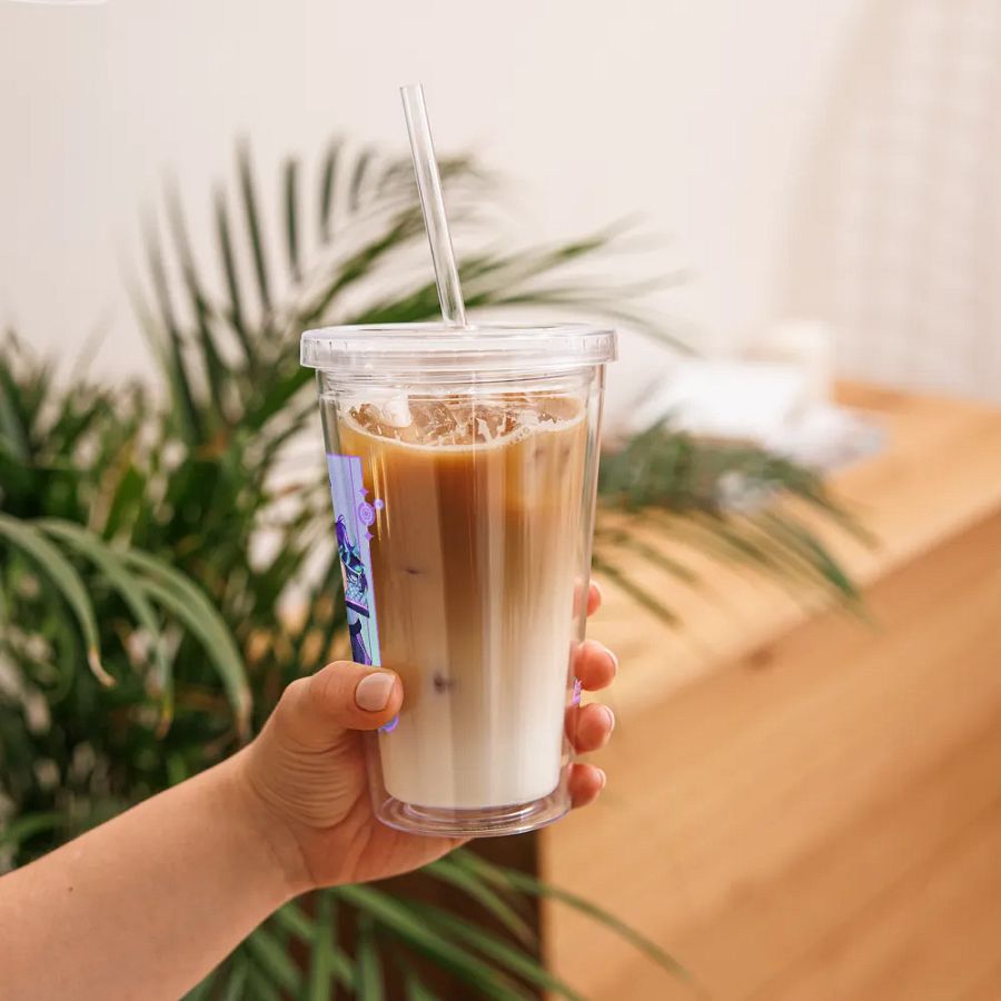 Larity's Celestial Clear Tumbler Cup (Pin-Up) product image (11)
