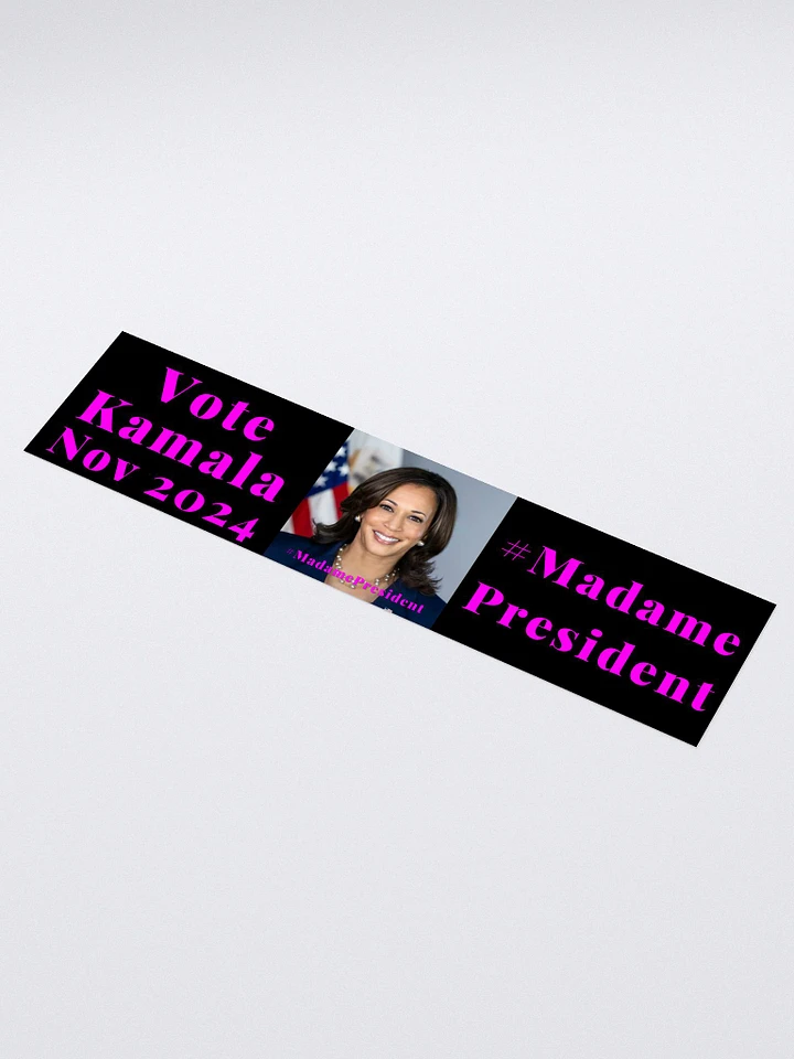 Vote Kamala - #MadamePresident Bumper Sticker product image (1)