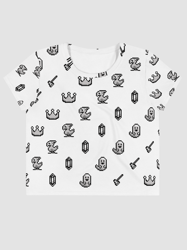 Pixel Pattern Crop Tee product image (1)