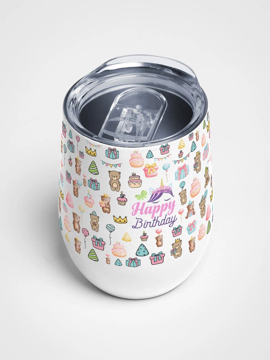 Festive Birthday Wine Tumbler product image (4)