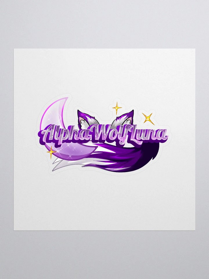 Alpha_Wolf_Luna Logo Sticker product image (2)