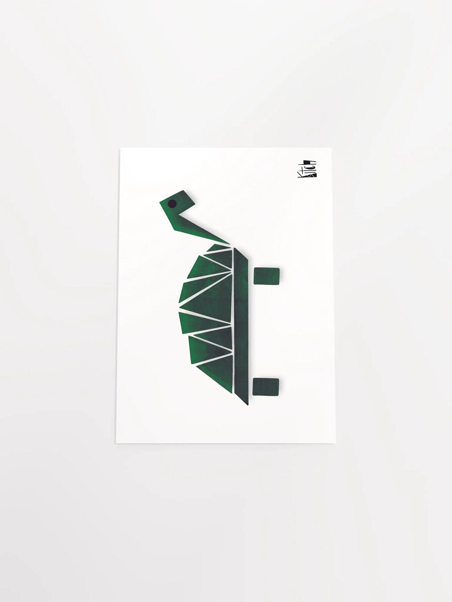Geometric Tortoise Art Print product image (4)