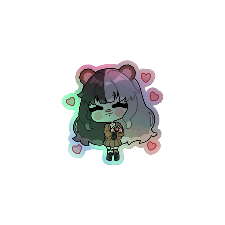 Heart Holographic Sticker product image (1)