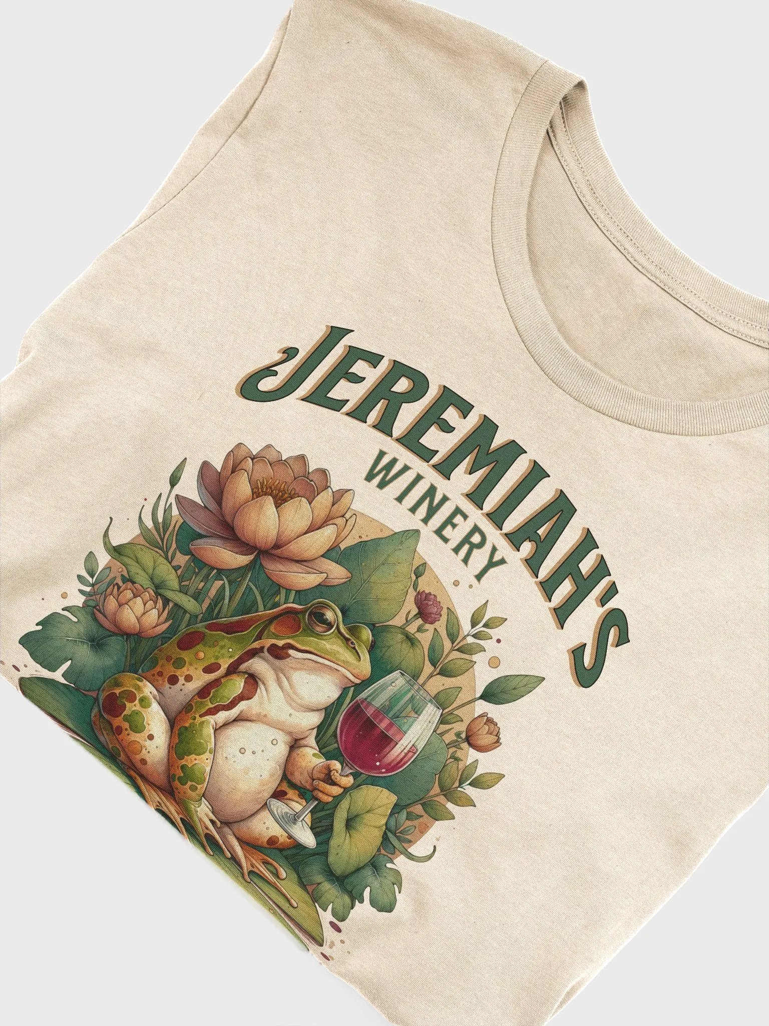 Funny Wine Lover Jeremiah's Winery Bullfrog T-shirt product image (33)