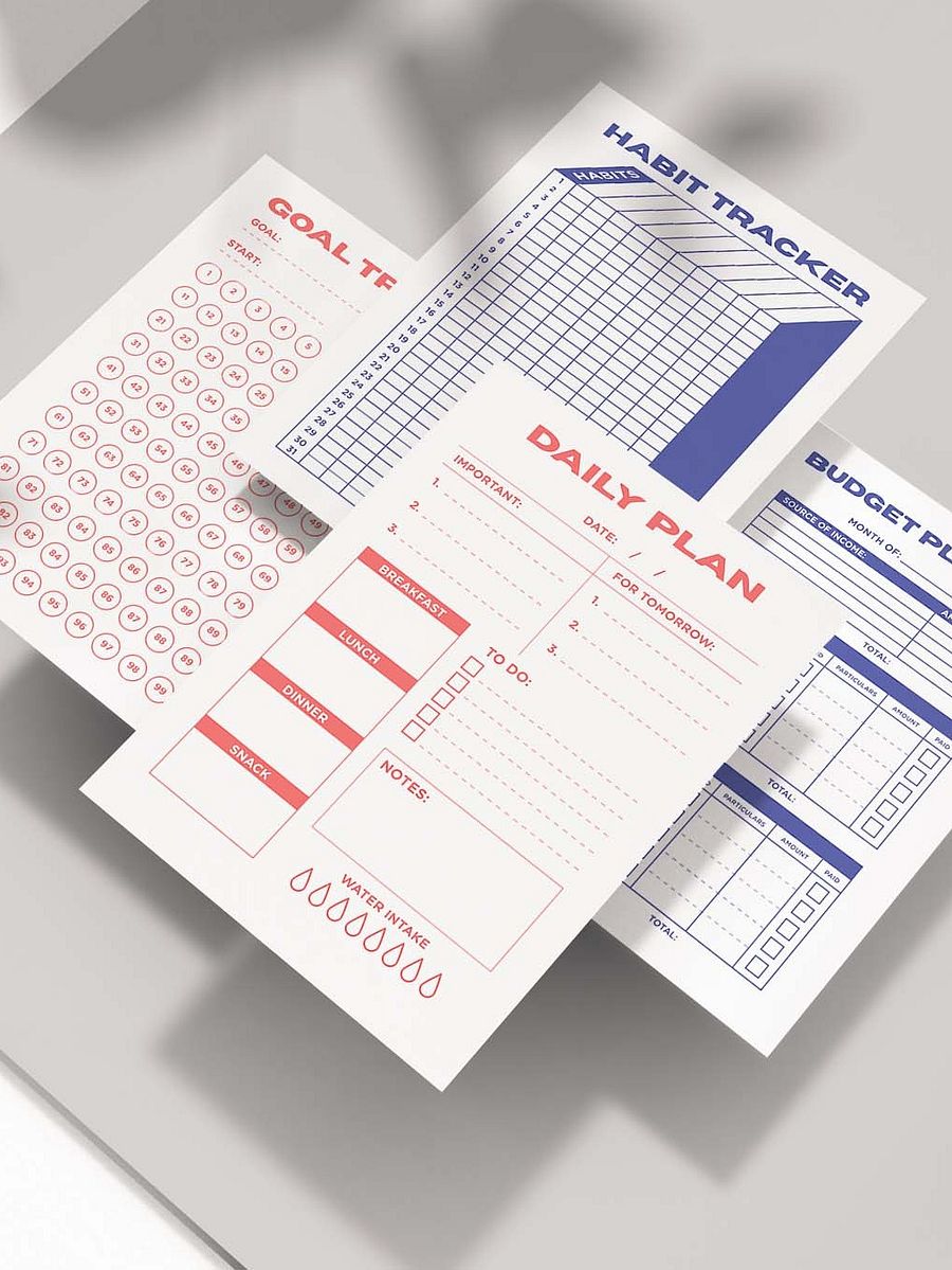 2024 40 Pages Undated Printable Ultimate Planner l Organizers - Instant Download product image (1)
