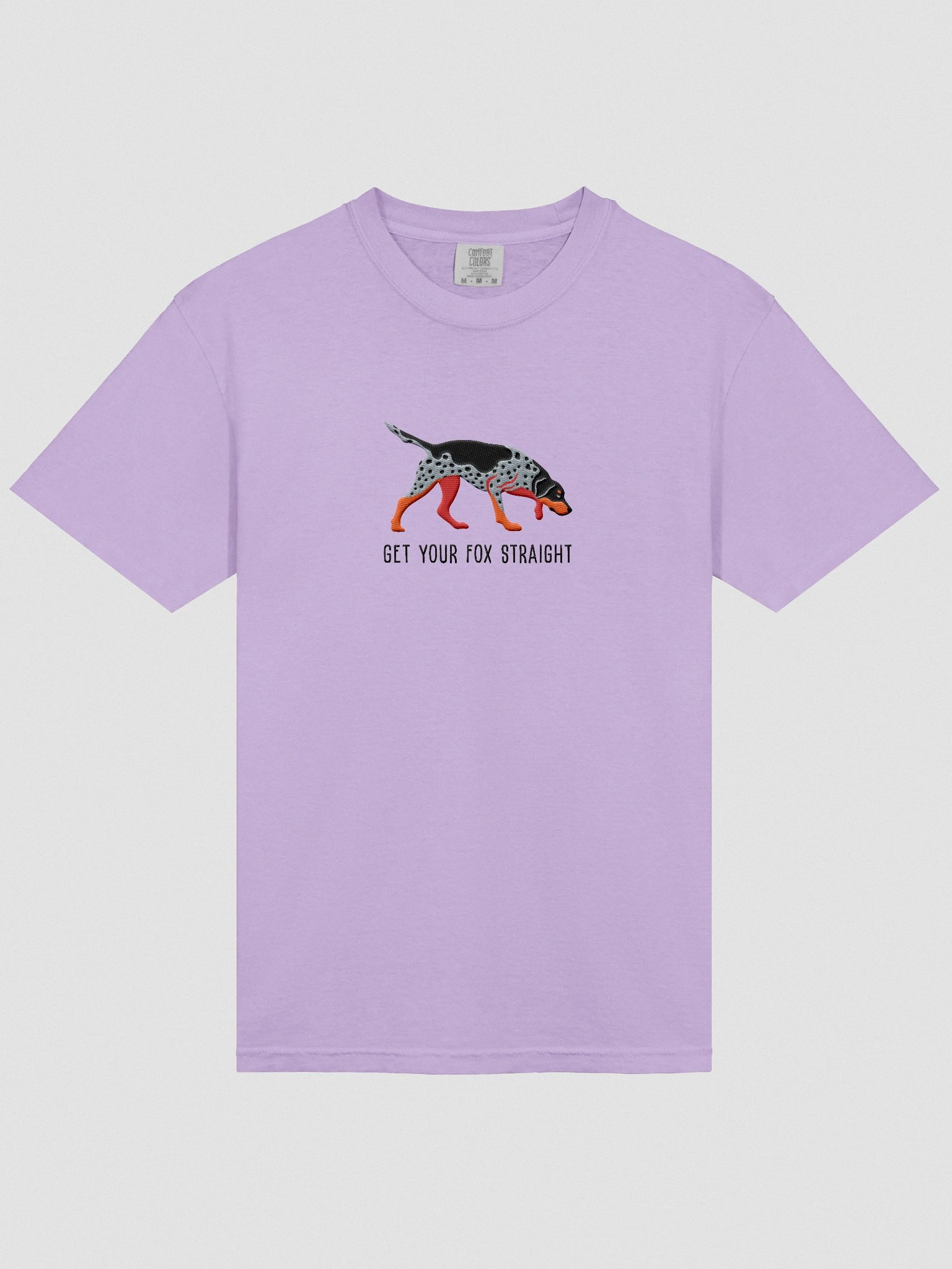 Get Your Fox Straight T-Shirt(Embroidered) of an American Foxhound(Blue) product image (6)