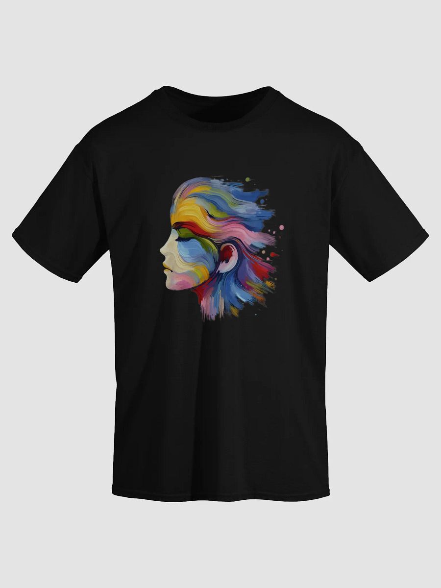 Vibrant Brushstroke Profile T-Shirt product image (25)