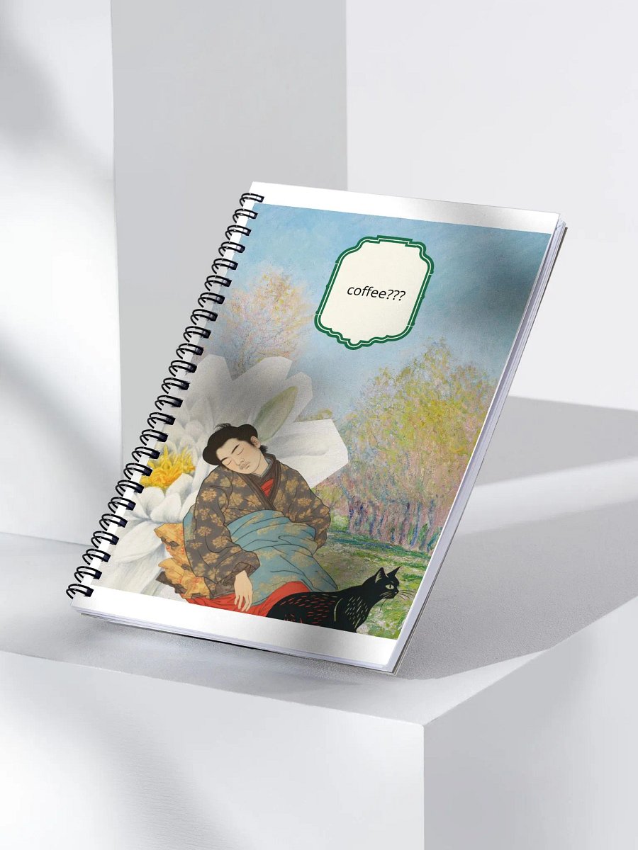Artistic Coffee Cup Spiral Notebook product image (3)