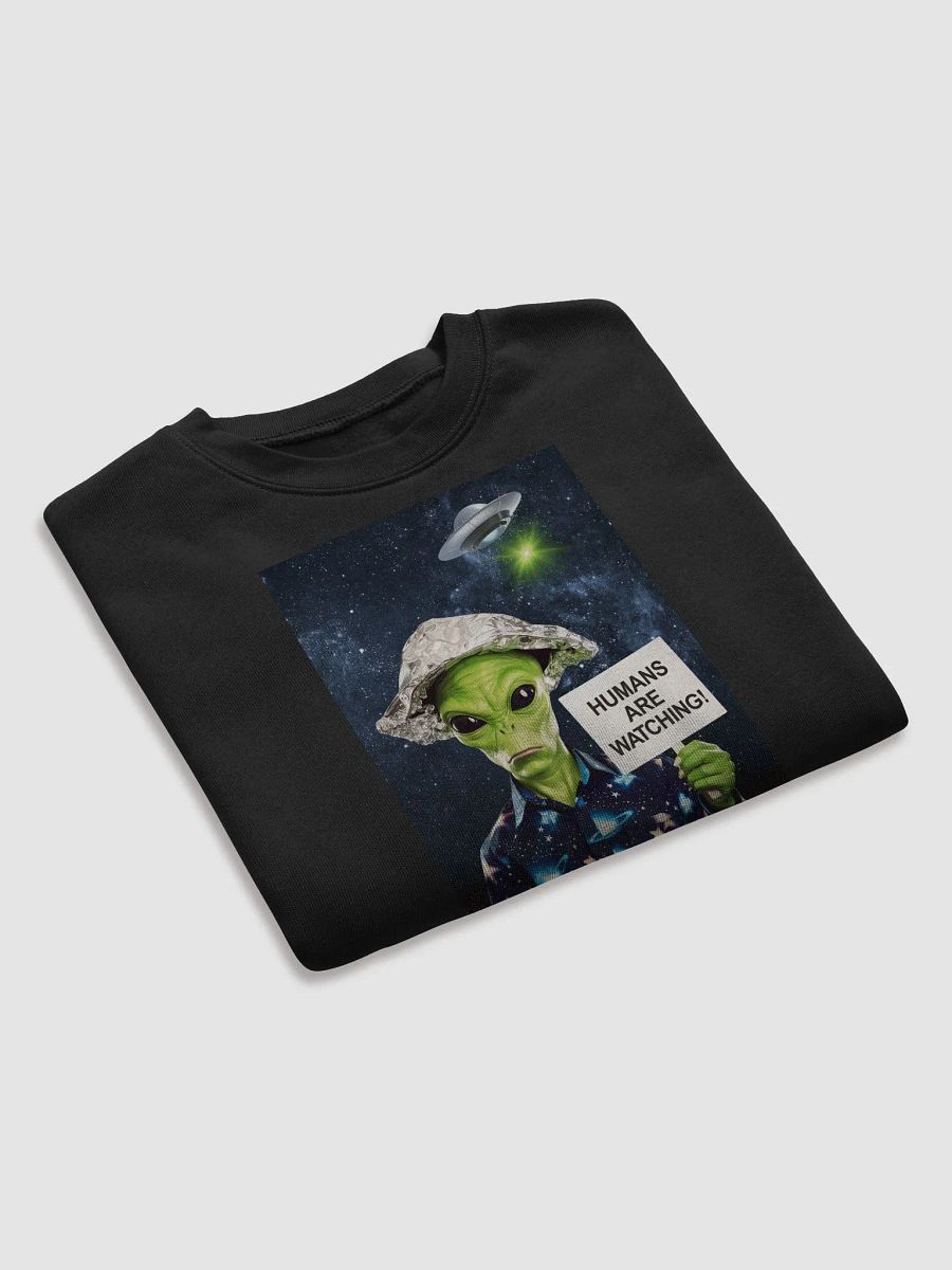 Extraterrestrial Warning Crop Sweatshirt Bella+Canvas (Women's) product image (21)