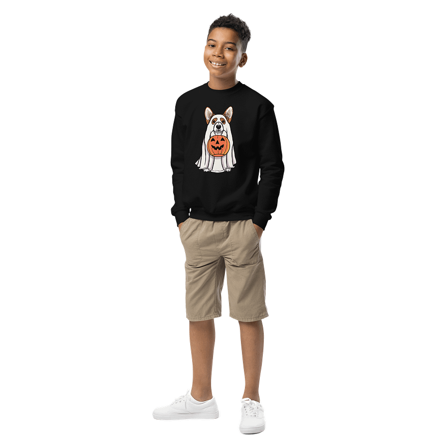 Halloween Pembroke Welsh Corgi(Red & White) Youth Sweatshirt product image (1)
