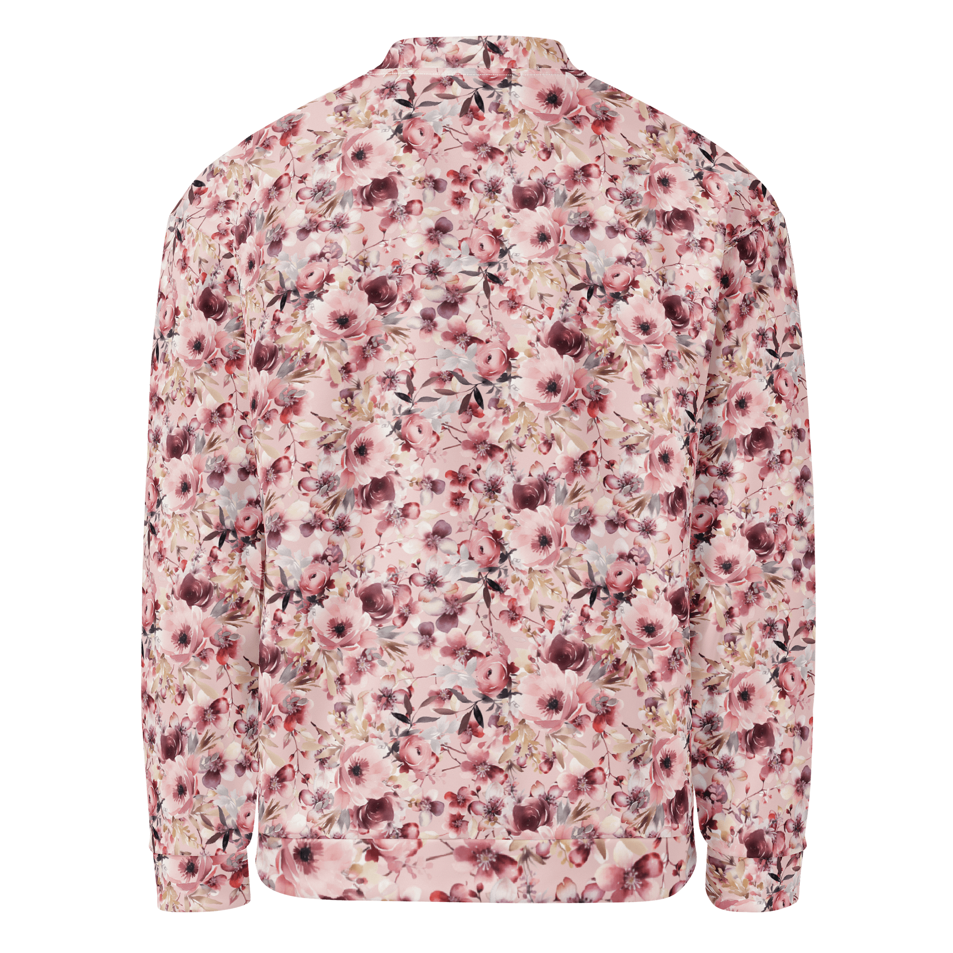Pink Roses Garden Bomber Jacket product image (2)