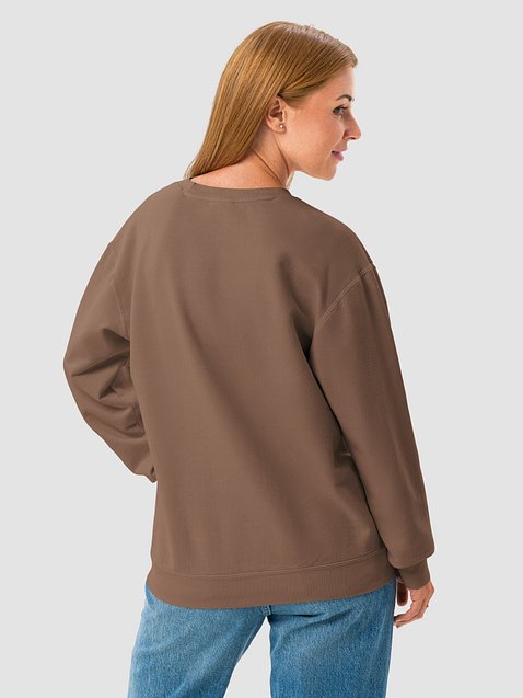 Photo showing Comfort Colors Unisex Garment-Dyed Fleece Crewneck Sweatshir