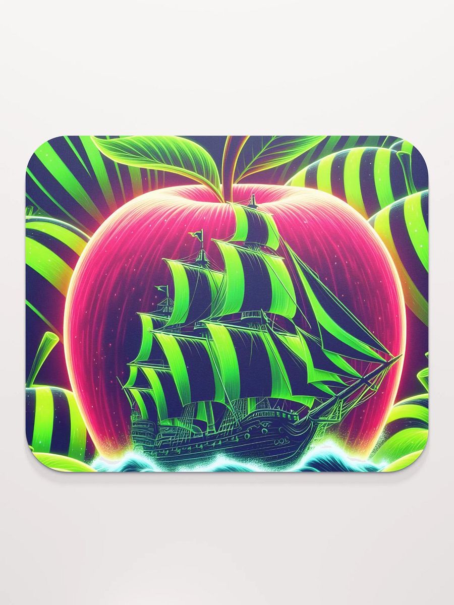 Neon Apple Dreams Mouse Pad product image (2)