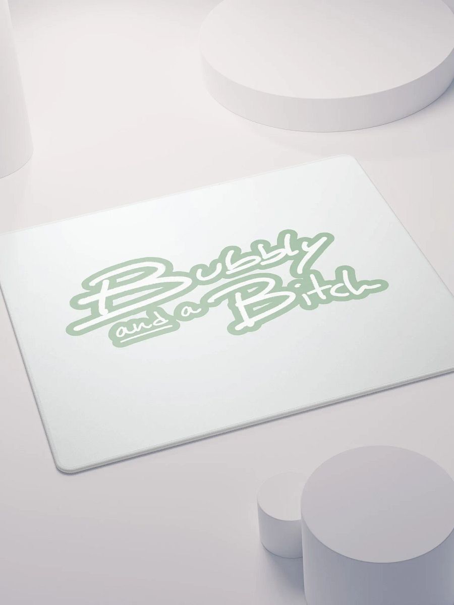 Bubbly and a B*tch (lined design, #96B697) mouse pad product image (4)