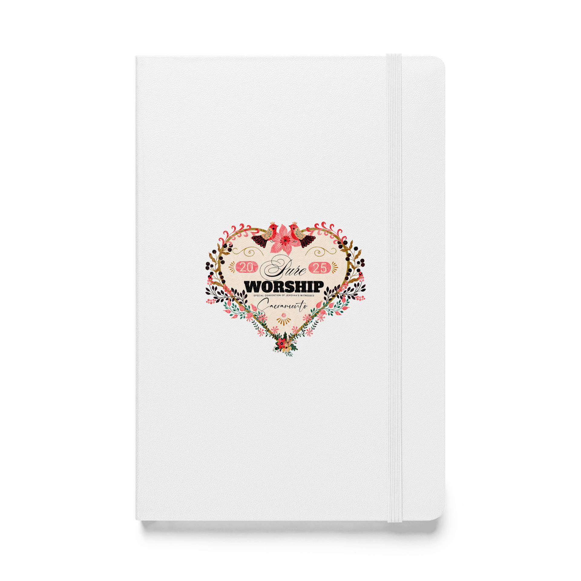 2025 "Pure Worship" Sacramento Special Convention Floral Heart Bound Notebook product image (2)