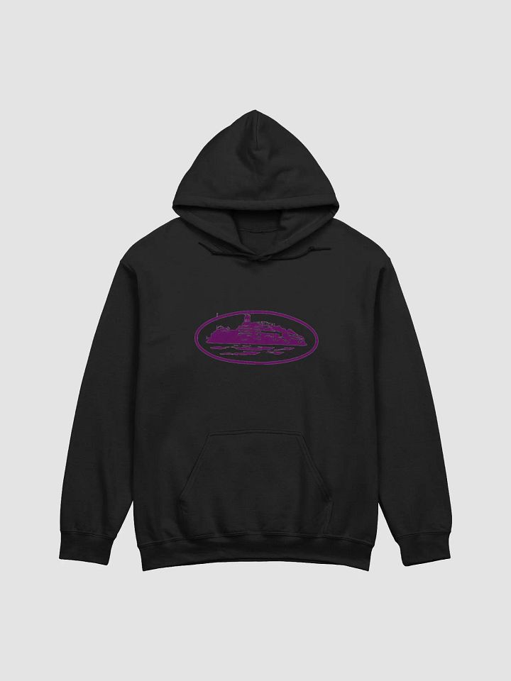 Corteiz Alcatraz Hoodie Black/Purple product image (1)
