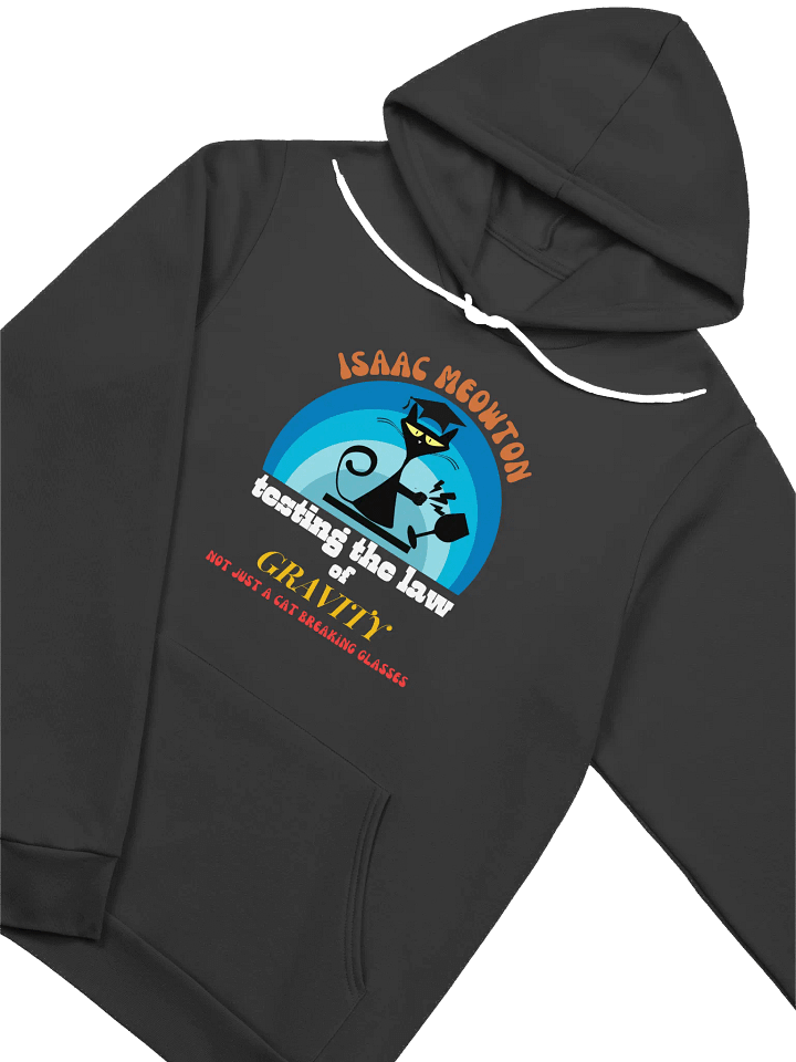 Isaac Meowton Cat Lover Hoodie product image (2)