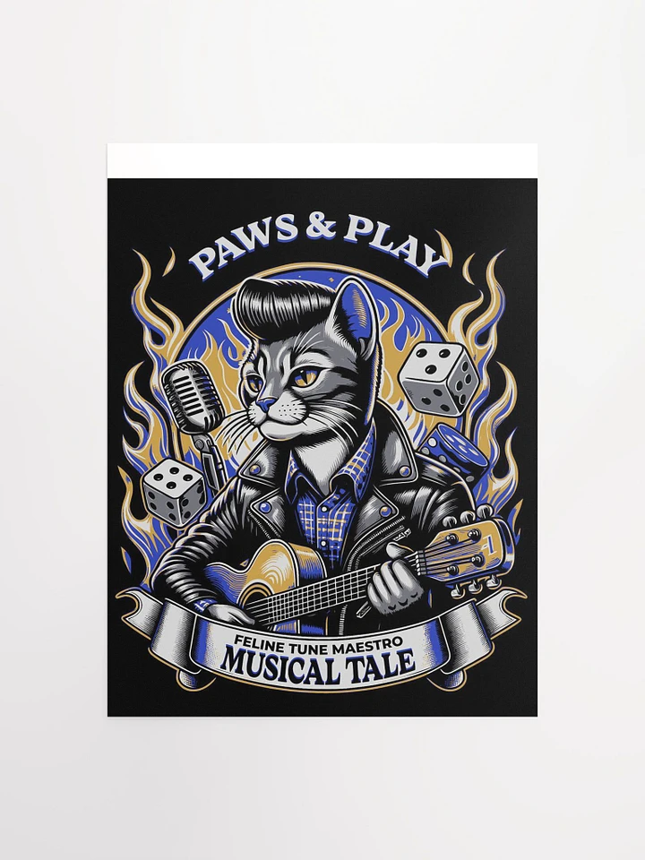 PAWS & PLAY - MUSICAL TALE - Matte Poster product image (1)