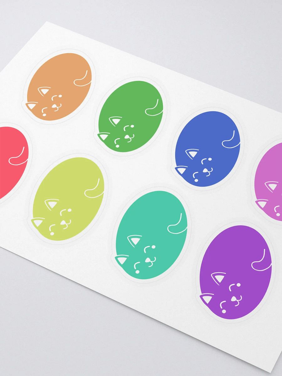 Rainbow Cat Loaf Stickers product image (2)