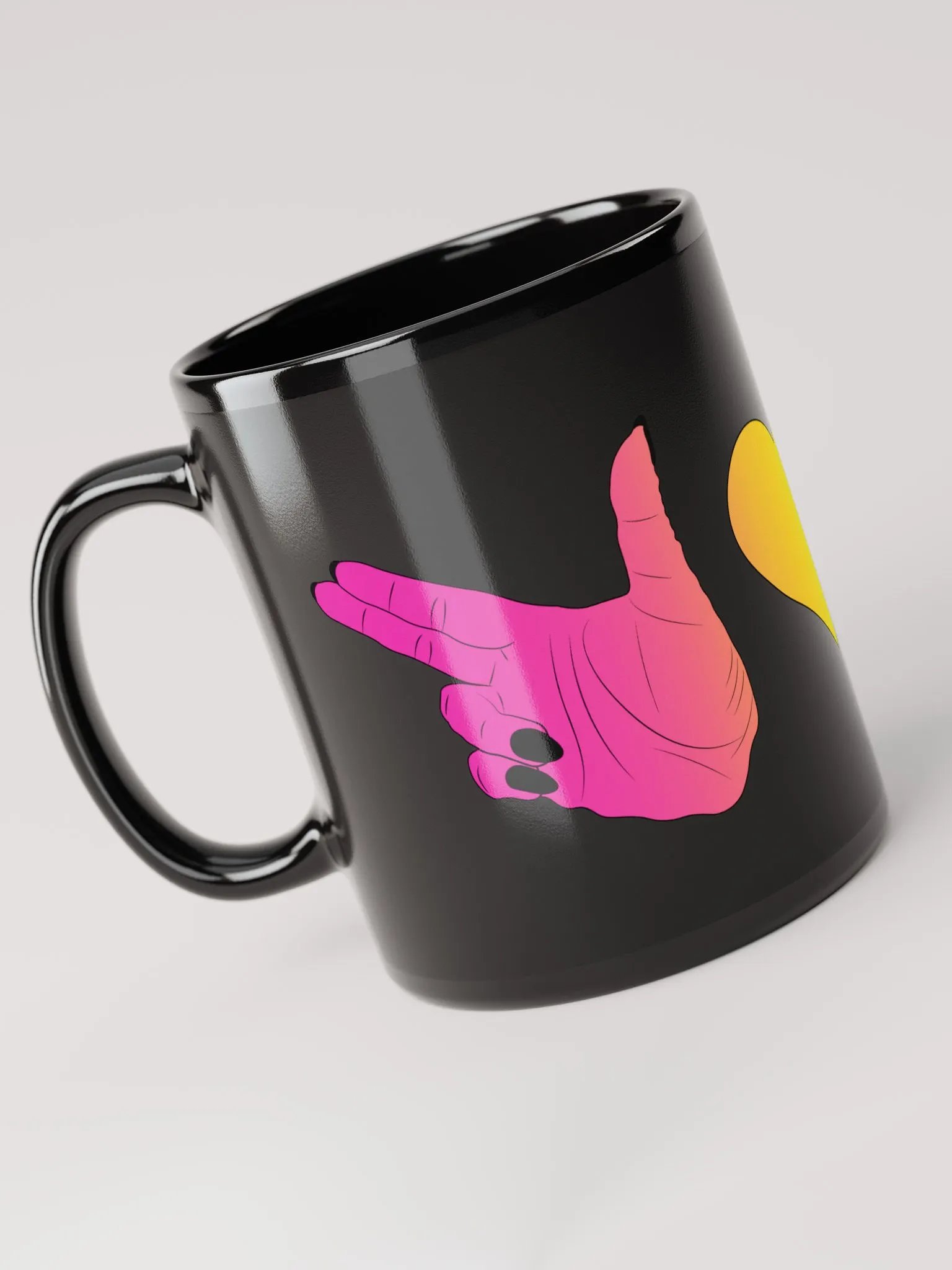 Finger Guns (pan flag) Mug product image (5)