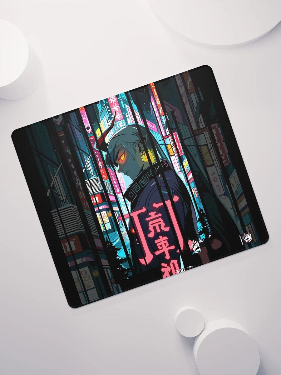 Neon Cyberpunk Gaming Mouse Pad product image (7)