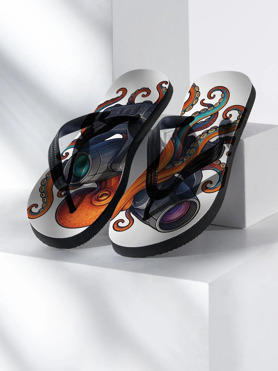 Theatrically Jerry: "Octo-Glow" Moving Head Light Flip Flops product image (1)