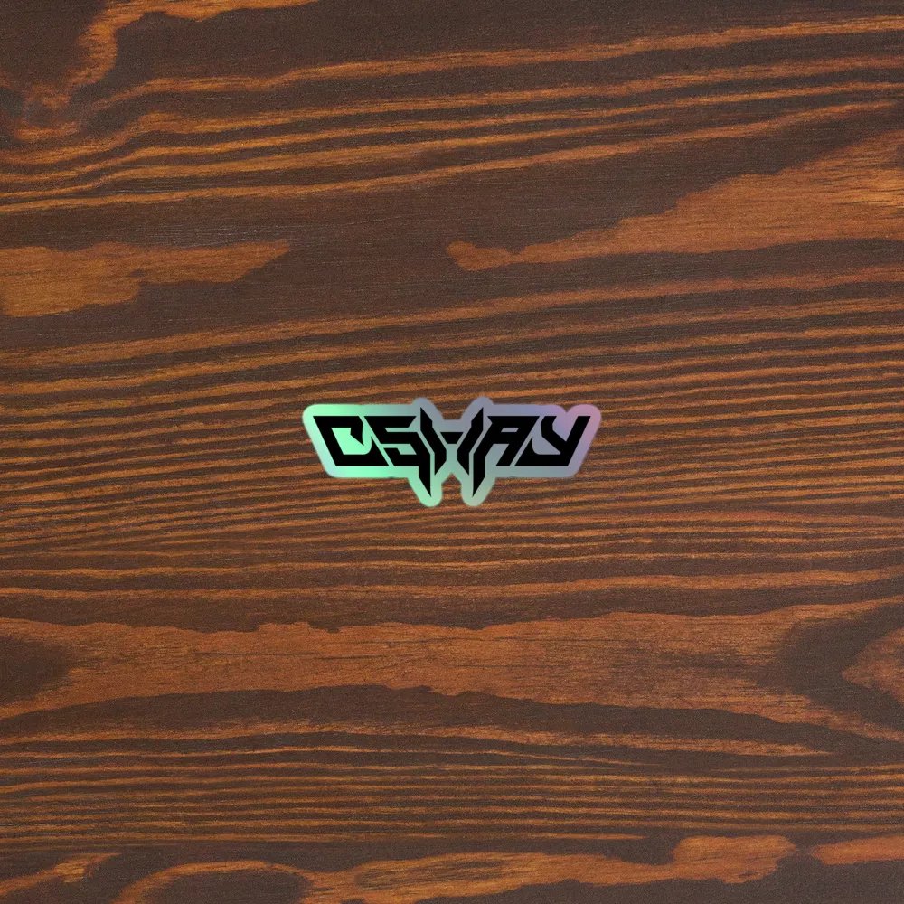 holo cshay logo sticker product image (3)