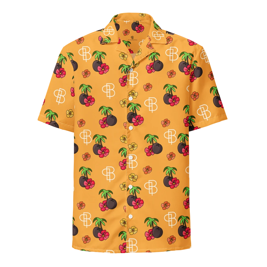 Orange Tropical Island Hawaiian Shirt product image (1)