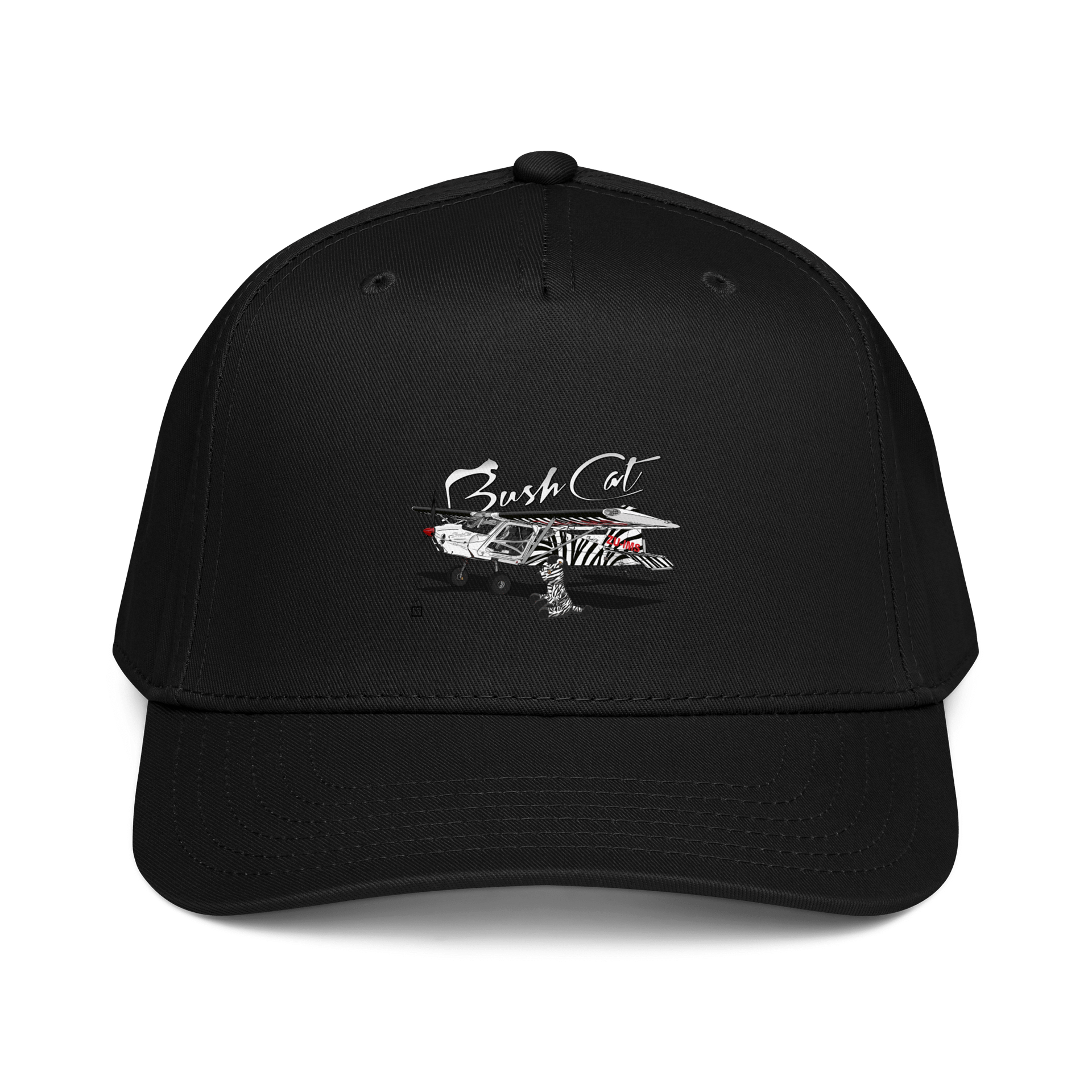 Bush Cat "Zebra" with Mascot Aircraft Cap Special Design 1 product image (1)