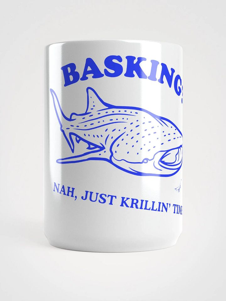 Basking? - Nah Just Krillin' Time Whale Shark and Krill Mug product image (1)