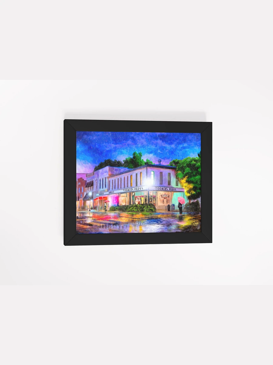 Auburn Alabama On A Rainy Evening Framed Poster product image (2)