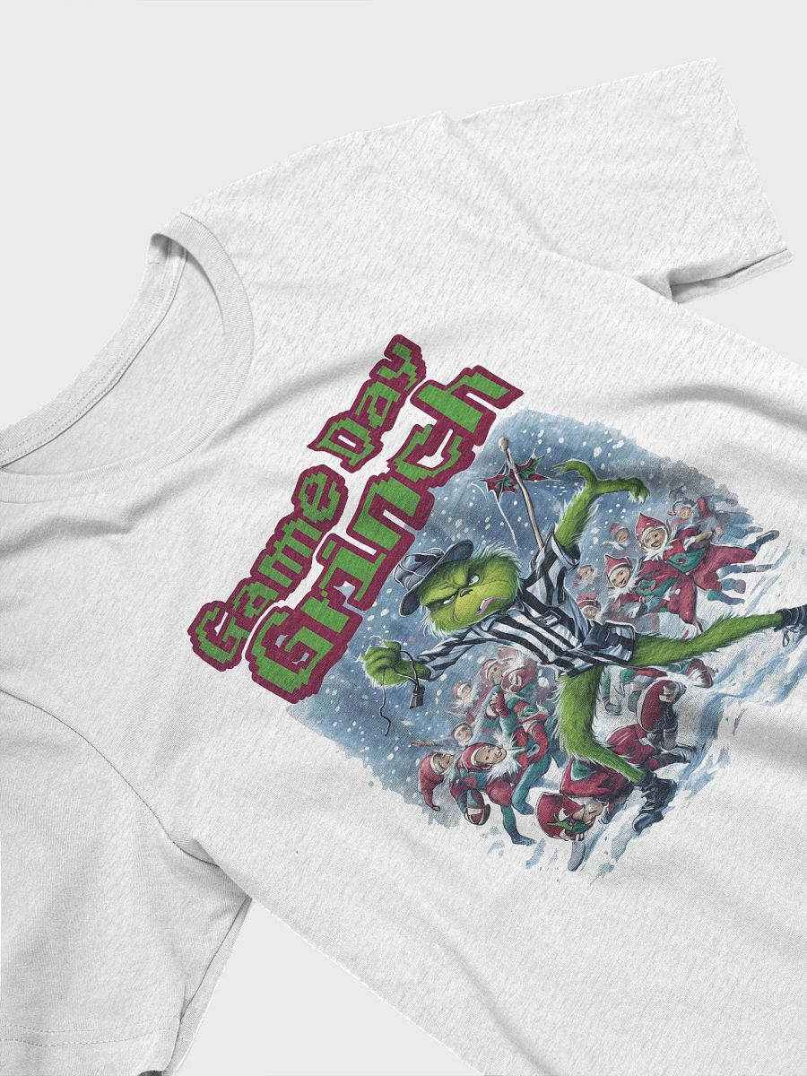 Game Day Grinch Christmas Football T-Shirt - Festive Holiday Sports Apparel for Fans product image (3)