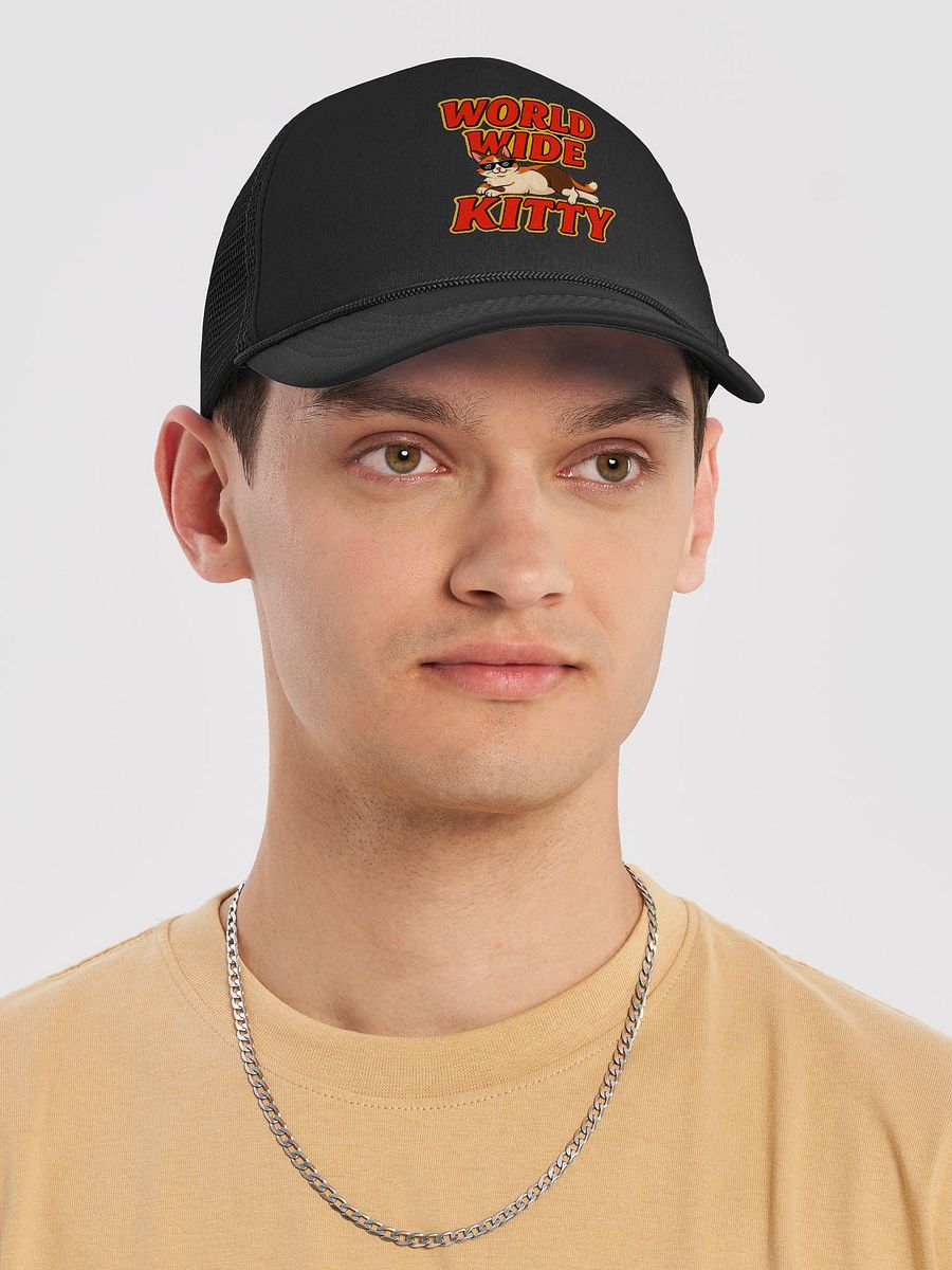 World Wide Kitty Foam Trucker Hat product image (10)
