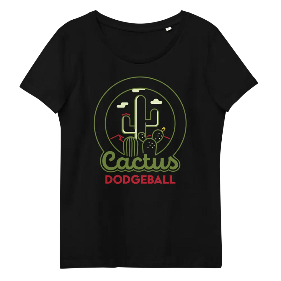 Cactus Dodgeball Women's Fitted Tee product image (11)