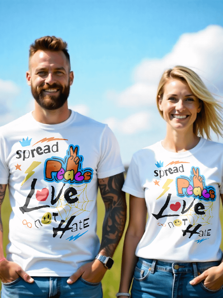 Spread Love, Not Hate | Comfort Colors Unisex T-Shirt product image (1)
