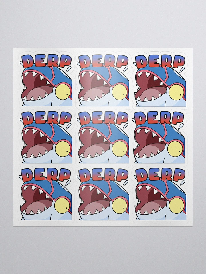 Derp Whale Sticker Sheet product image (1)