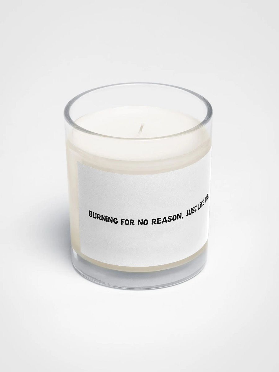 Burning for no reason, just like me candle product image (2)
