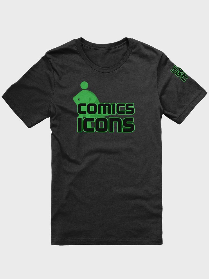 Comics Icons Black On Green Logo Tee product image (4)