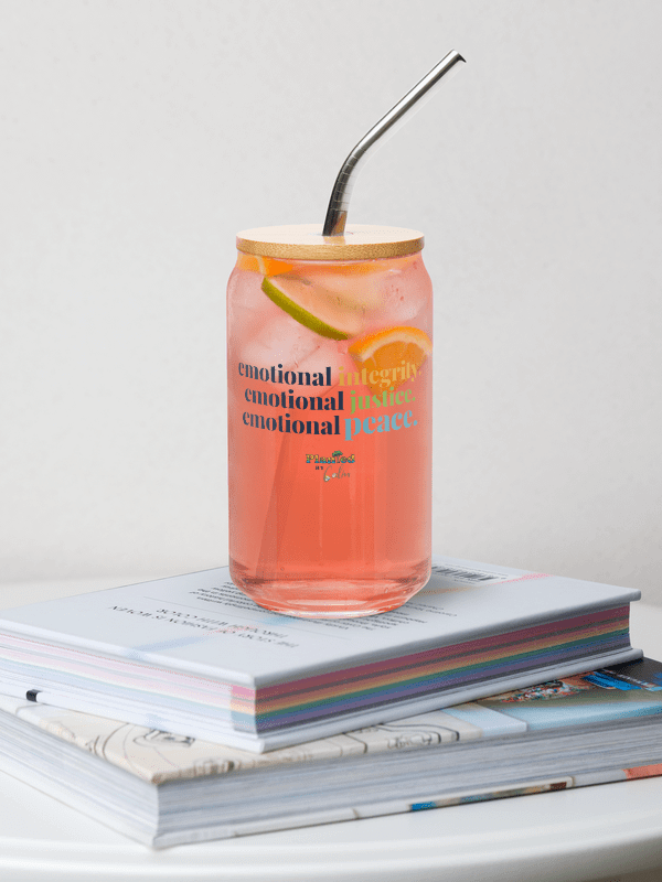 Official Planted By Calm | Calm Keepers Can-Shaped Glass (Bamboo Lid and Metal Straw) product image (2)