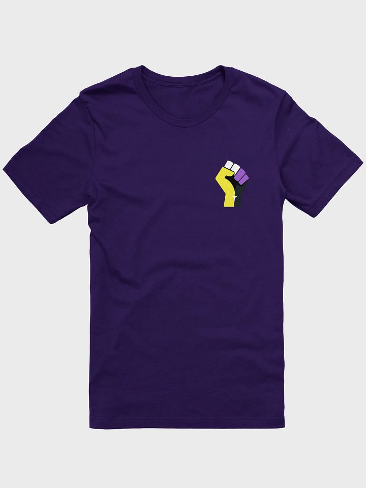 raised nonbinary fist t-shirt product image (1)